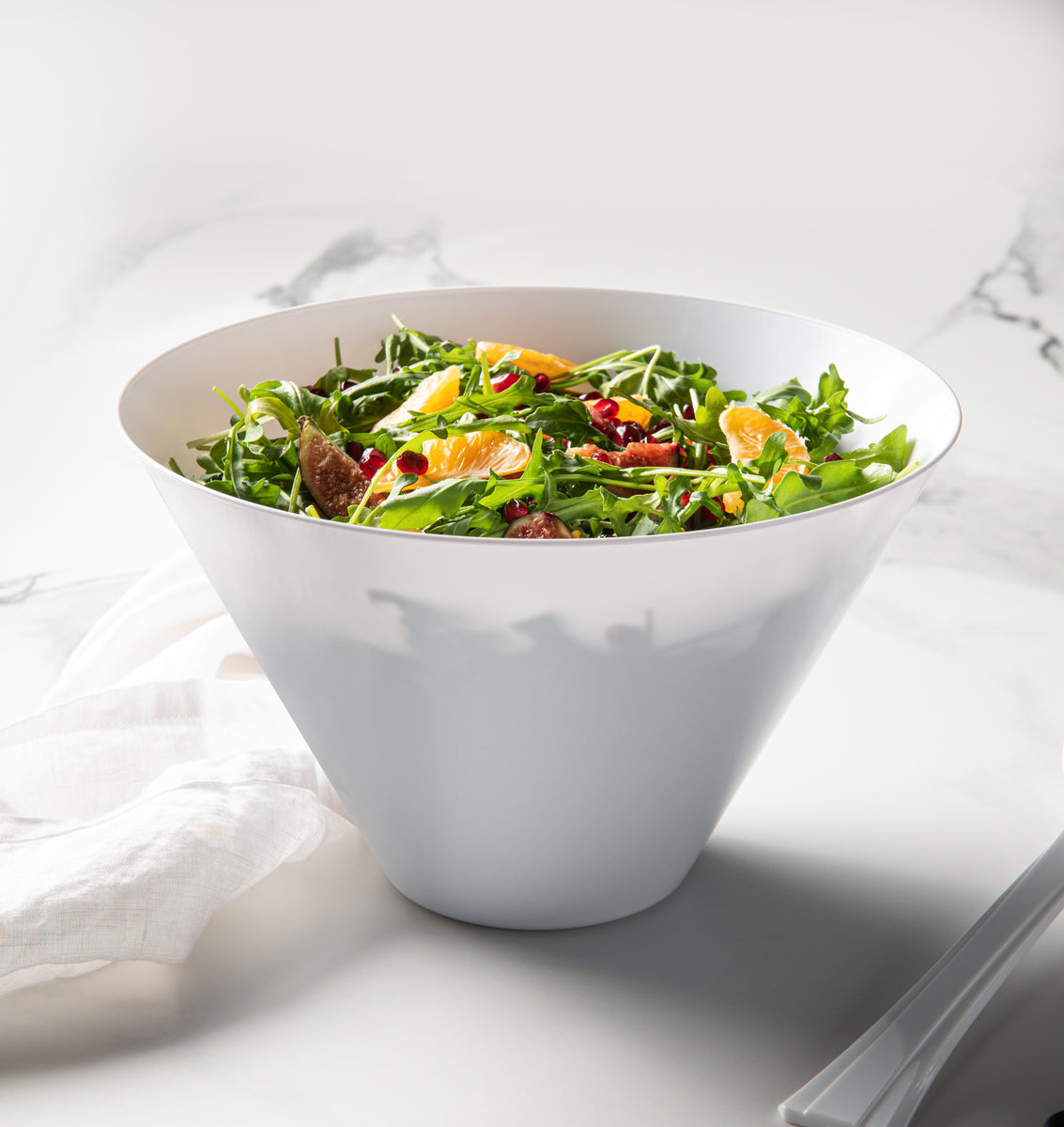 White Salad Bowl