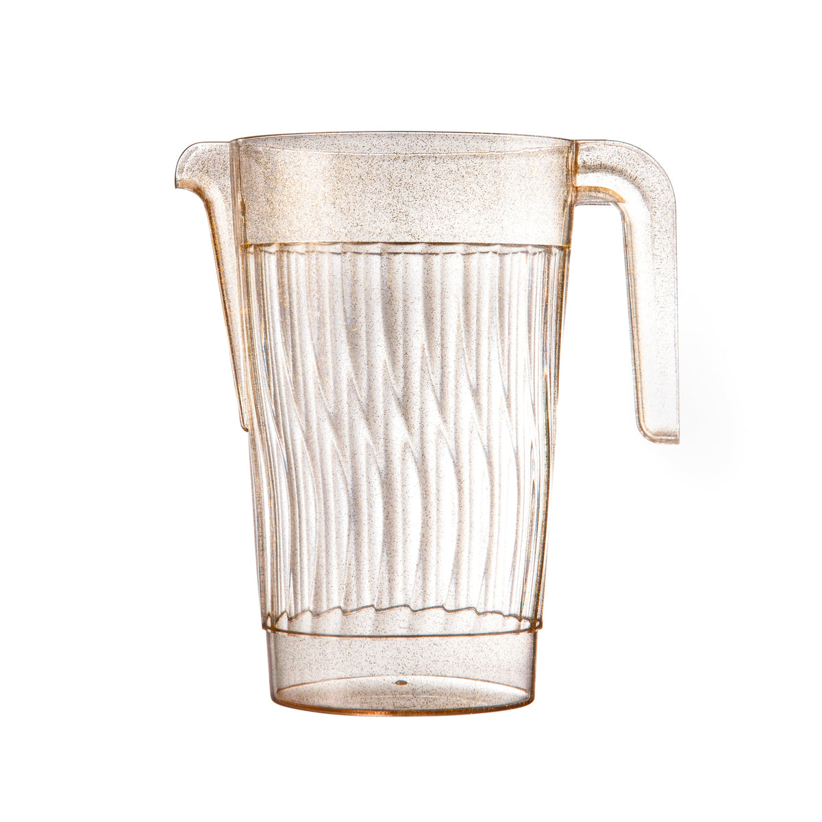 Gold Glitter Plastic Pitcher with Handle 48 oz. - 2 Pack – Posh Setting