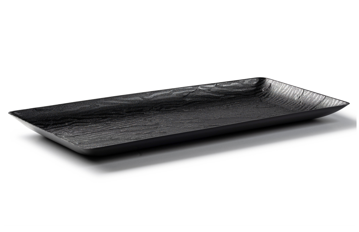 Black Rectangle Ceramic Serving Tray, Rectangular Serving Platter, Black Serving Tray, Black Rectangle Serving Dish, Black Ceramic Tea shops Tray