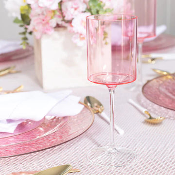 Pink Plastic Dinner Plates