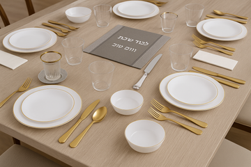 Shabbos Hosting, Simplified: Shabbos Tableware Bundles