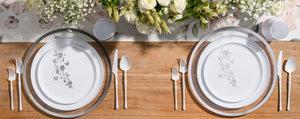 Easy and Elegant Spring Hosting with Disposable Tableware