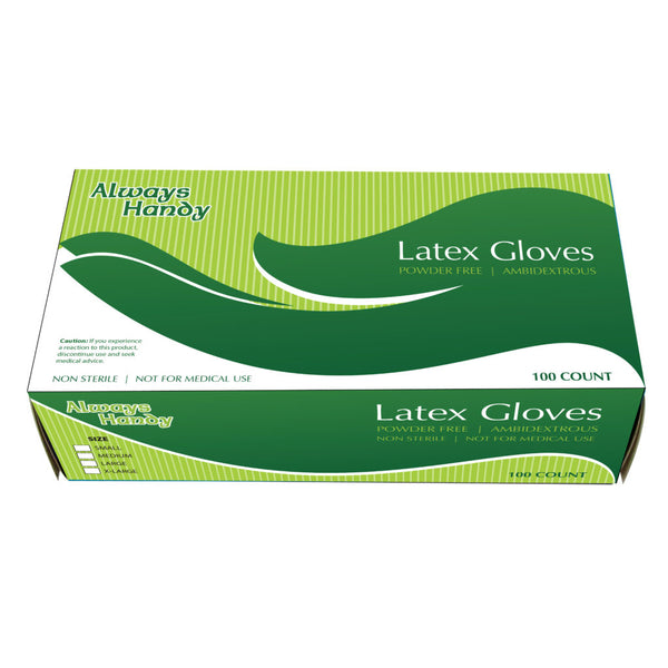 Powder Free Latex Gloves 100 Count