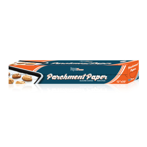 Parchment Paper Roll 12″ x 50 Ft (Case of 24 Packs)