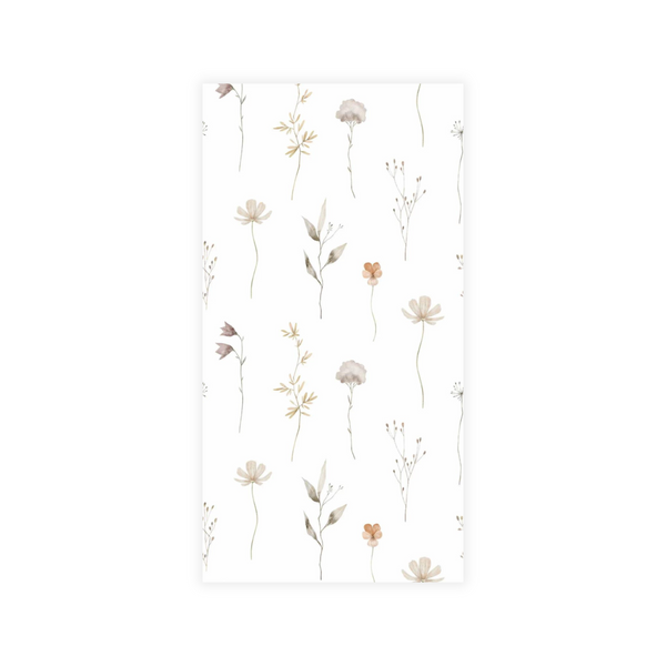 Disposable Linen-Like Paper Guest Towel 16 Pack - Dried Blooms