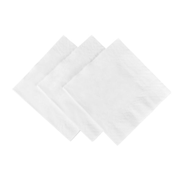 Cocktail Napkins White (100 Count)