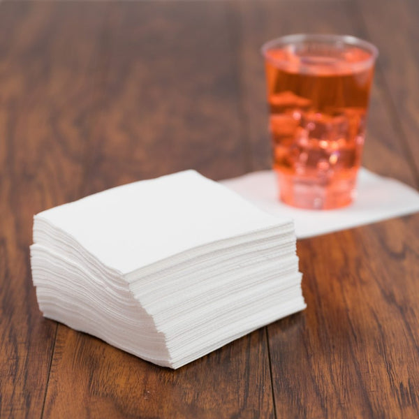 Cocktail Napkins White (100 Count)