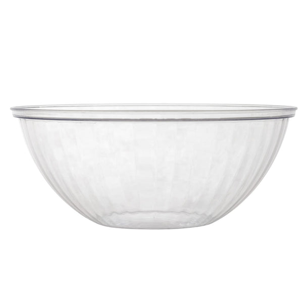 Clear Salad Bowl With Lids - 3 Count