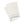 Linen Like Guest Towels With Gold/Silver Line 20 Per Pack - White