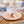 Peach Transparent Round Plastic Plates - Crystal Design