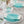 32 Pack Aqua Transparent Round Plastic Dinnerware Set (16 Guests) - Crystal Design