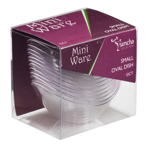 MiniWare Clear Small Oval Dish