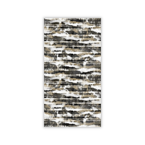 Disposable Linen-Like Paper Guest Towel 16 Pack - Black and Gold Watercolor