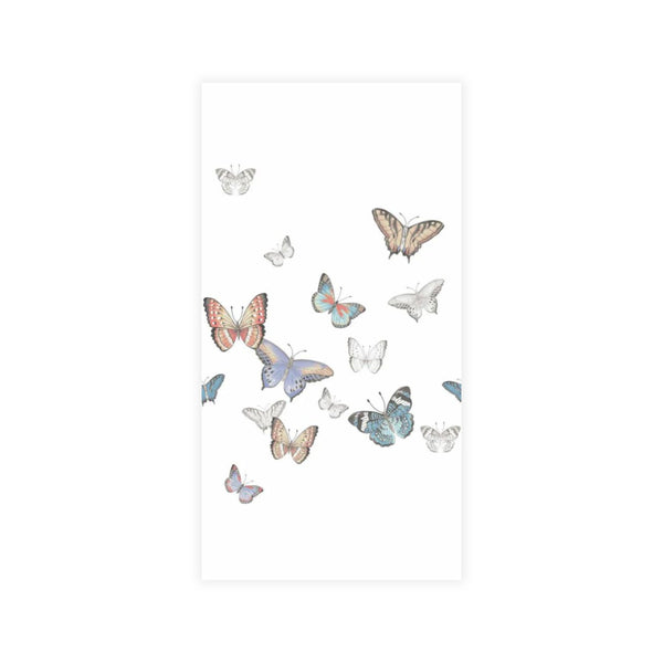 Disposable Linen-Like Paper Guest Towel 16 Pack - Butterflies