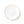 White and Gold Round Plastic Plate 10 Pack - Organic