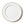 White and Gold Round Plastic Plates 10 Count - Beaded