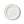 White and Gold Round Plastic Plates 10 Count - Beaded