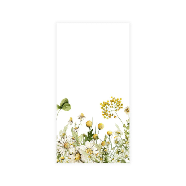 Disposable Linen-Like Paper Guest Towel 16 Pack - Daisy Dream