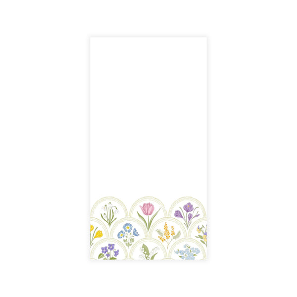 Disposable Linen-Like Paper Guest Towel 16 Pack - Floral Study