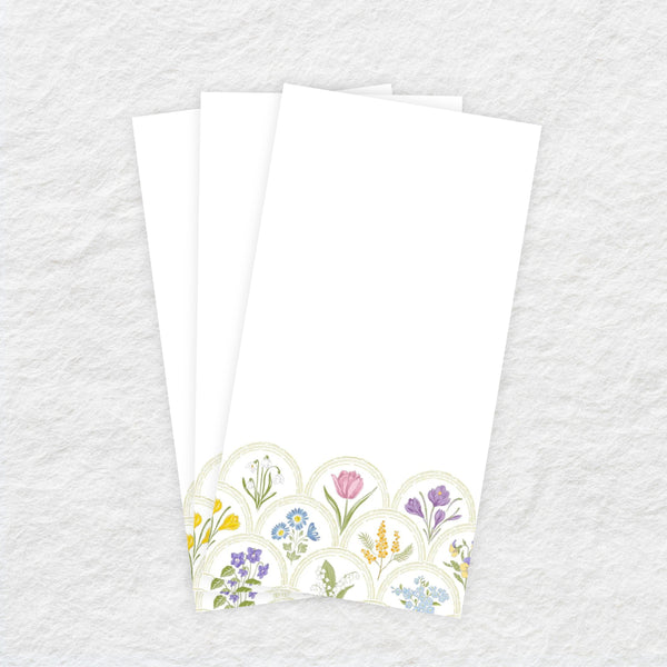 Disposable Linen-Like Paper Guest Towel 16 Pack - Floral Study