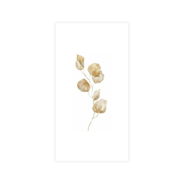 Disposable Linen-Like Paper Guest Towel 16 Pack - Gold Leaf