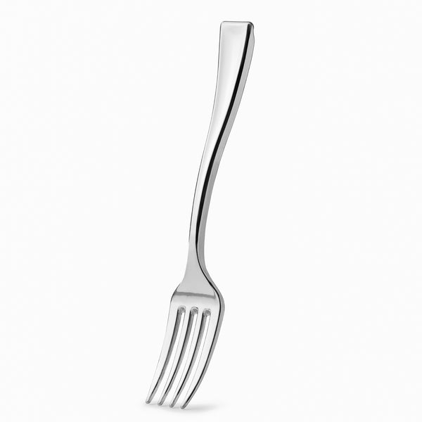 4 Inch Mini Plastic Silver Tasting Fork