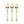 Pebble Collection Gold Flatware 20 Count