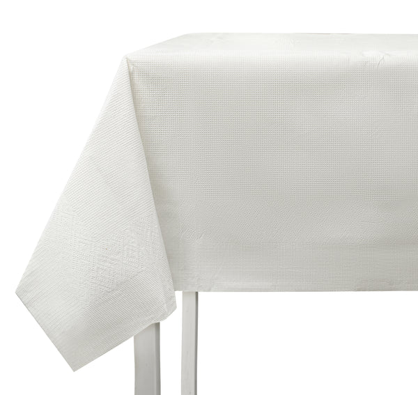 3 Ply Tablecloth White 54″x108″ - 5 Count