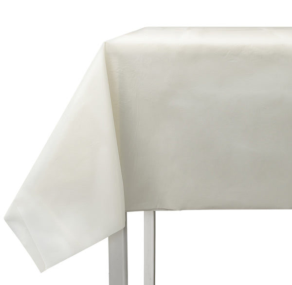 Plastic Tablecloth Cream 54″x108″