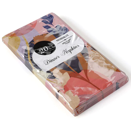 Disposable Paper Buffet Napkins 20 Pack - Abstract