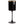 single black and gold plastic wine glass