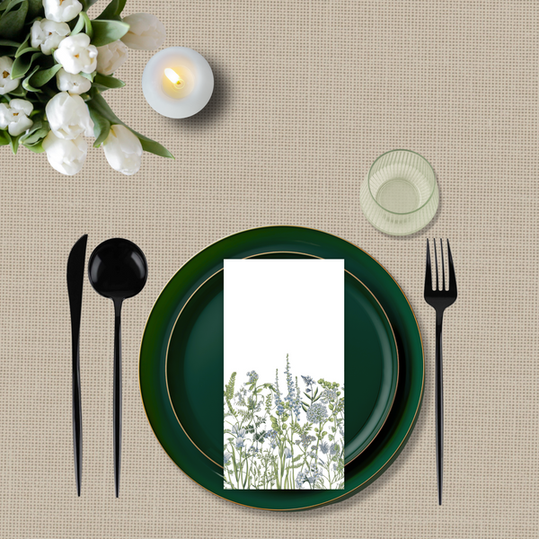 Green and Black Disposable Plastic Deluxe Party Bundle - Edge