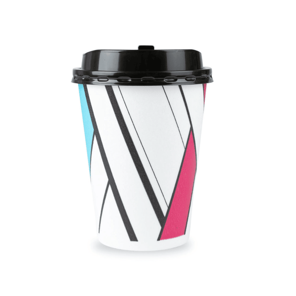 Insulated Designed Paper Hot Cups with Lids