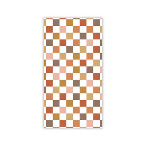 Fall Checkerboard printed guest towel autumn checkered airlaid disposable napkin