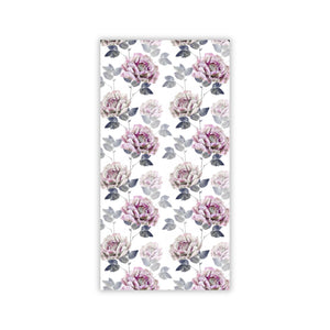 Purple Rose guest towel floral disposable napkin airlaid linen feel