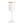 single white and gold plastic wine glass