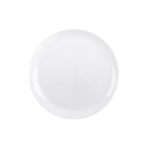 32 Pack White Round Plastic Dinnerware Set (16 Guests) - Presentation