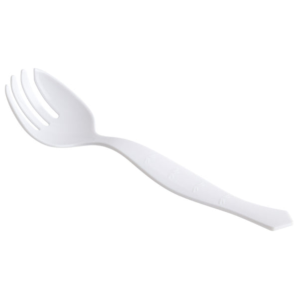 White Plastic Serving Fork (1 Count)