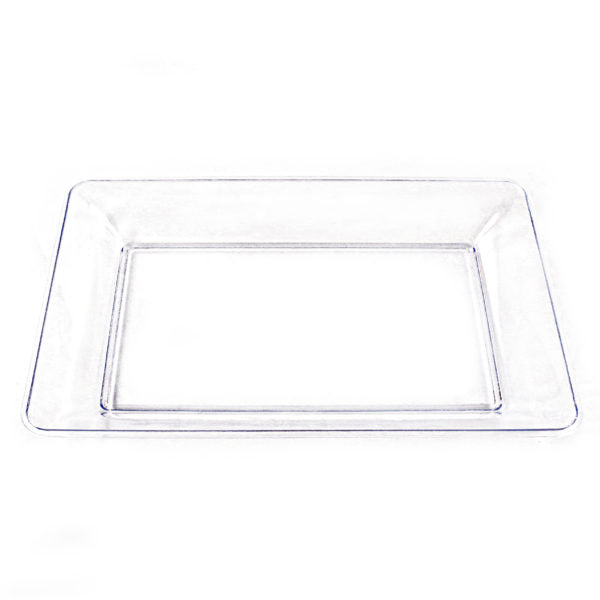 Clear Rectangular Serving Tray - 2 Count
