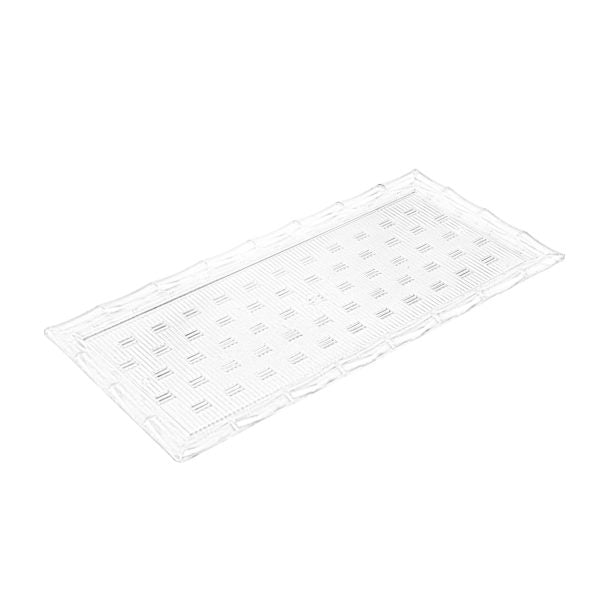 Clear Plastic Rectangular Loaf Tray - 2 Count