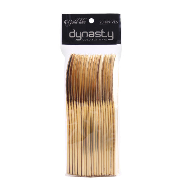 Dynasty Collection Gold Flatware 40 Count