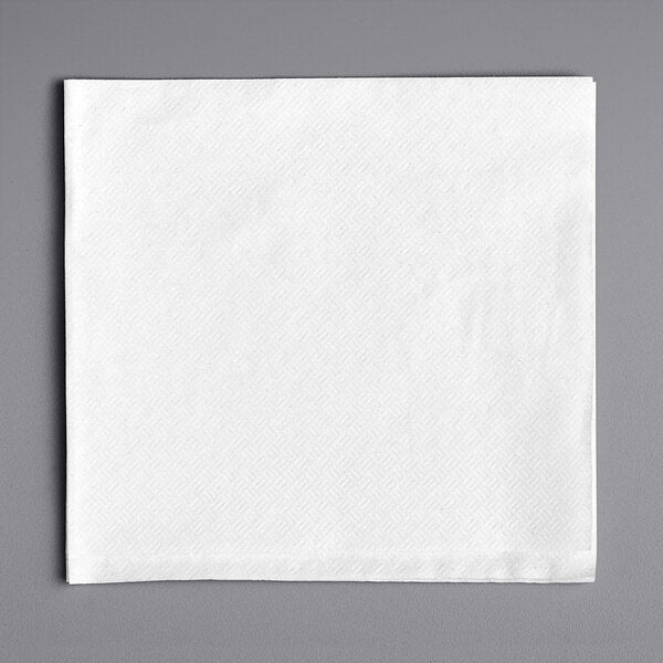 12" x 12" 1/4 Fold White Premium Luncheon Napkin - 750 Pack