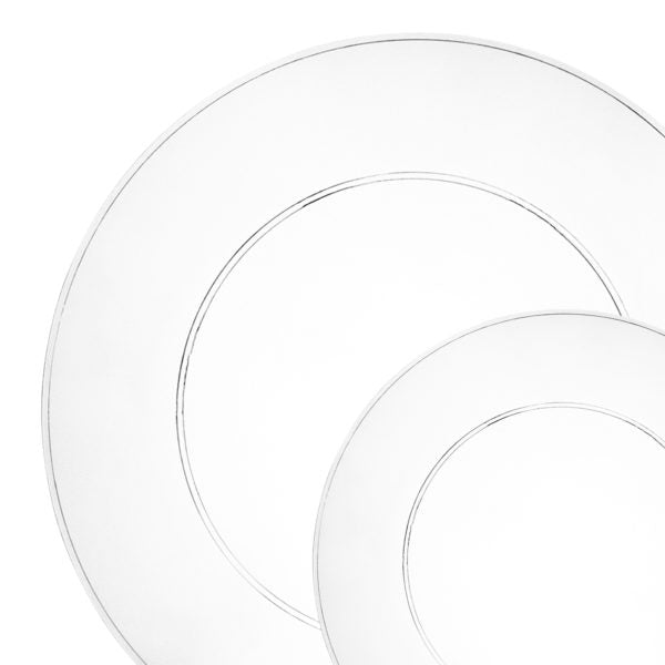 Clear Round Plastic Plates 40 Pieces