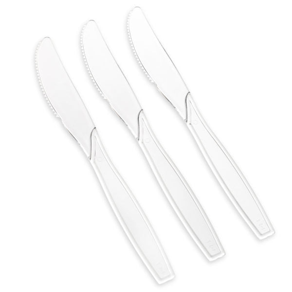Clear Plastic Deluxe Knives