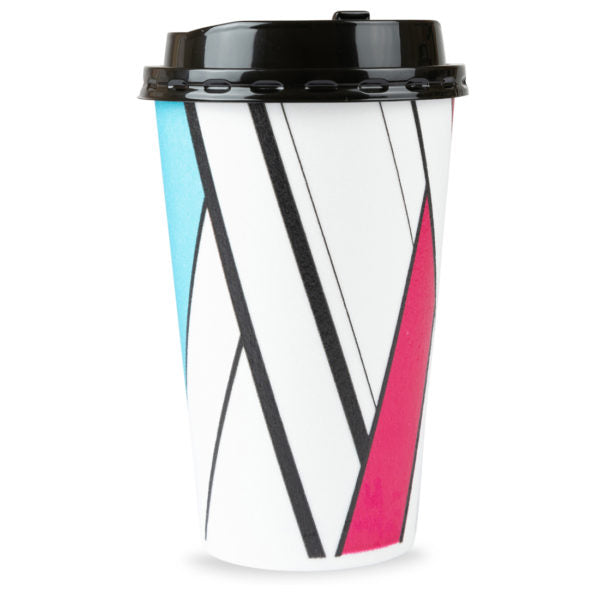 Insulated Designed Paper Coffee Cups with Lids