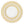 32 Pack White and Gold Round Plastic Dinnerware Set (16 Guests) - Honeycomb