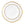 32 count Combo Pack White and Gold Round Plastic Dinnerware set (16 Guests) - Contemporary