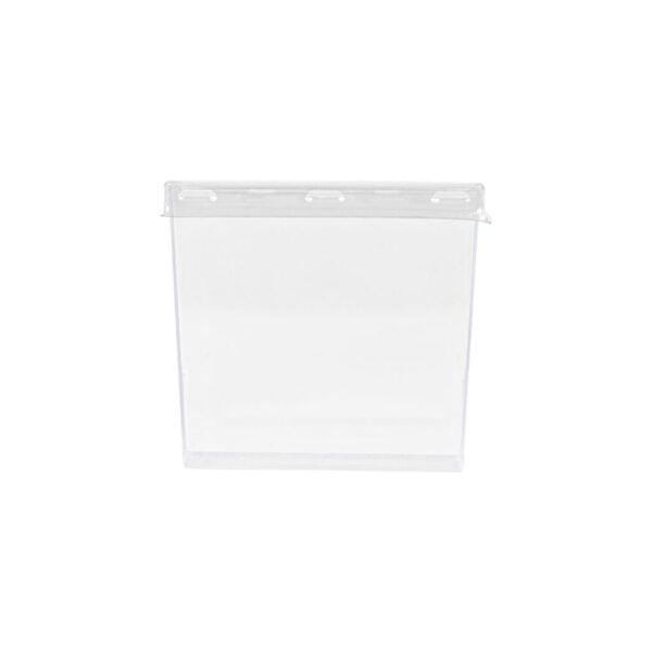 5 oz. Clear Square Cups With Lids - 10 Count