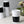 12 Oz White/Black Hard Plastic Round Party Cups 10 Pack