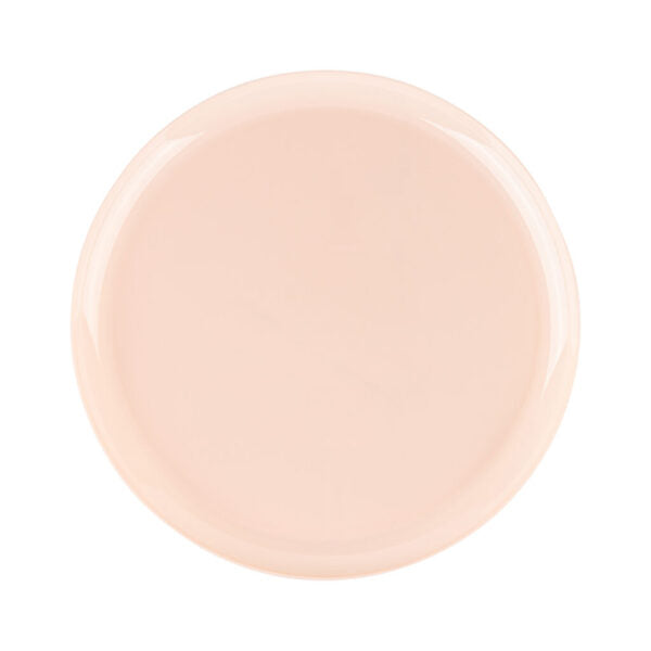 Pink Round Plastic Plates 10 Pack - Edge